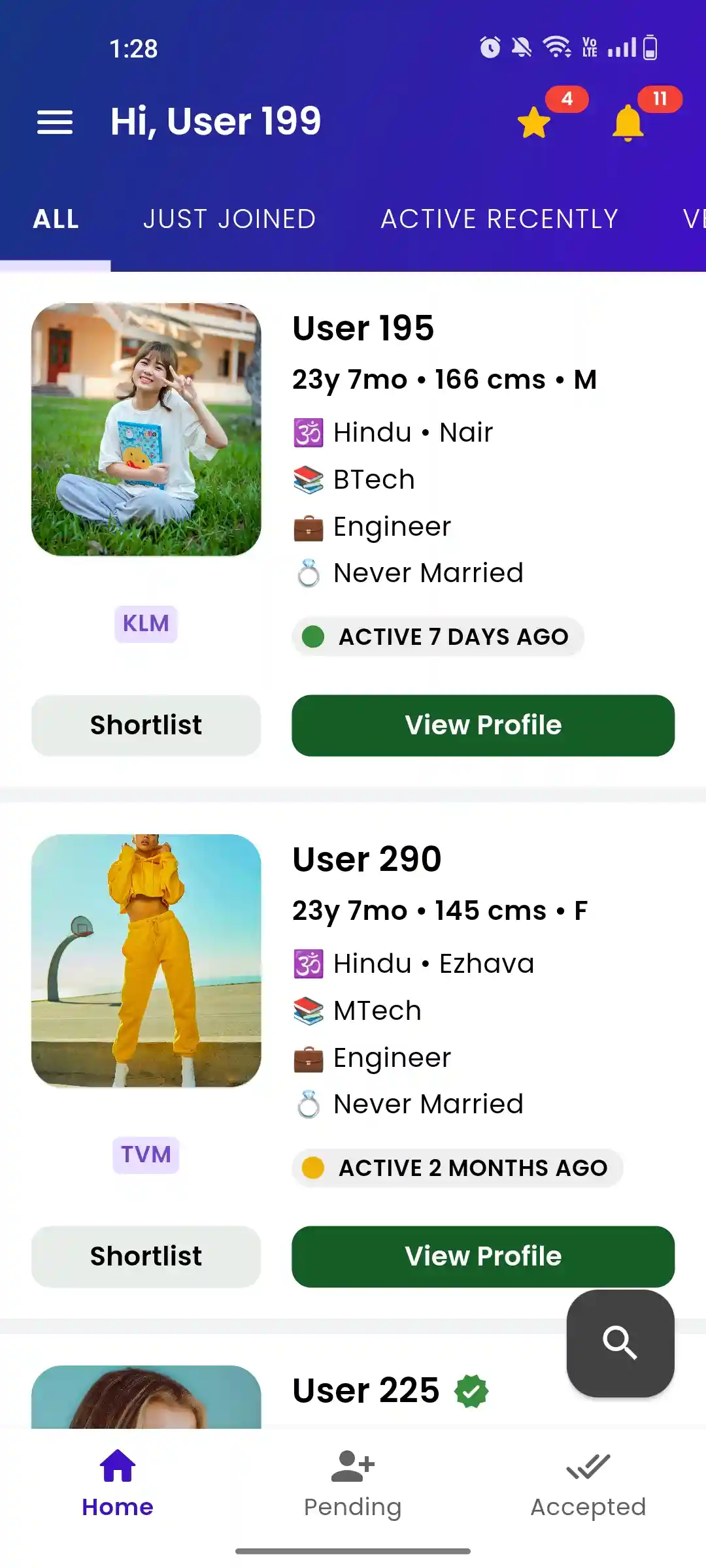 WikiMarry AI App Home Screen